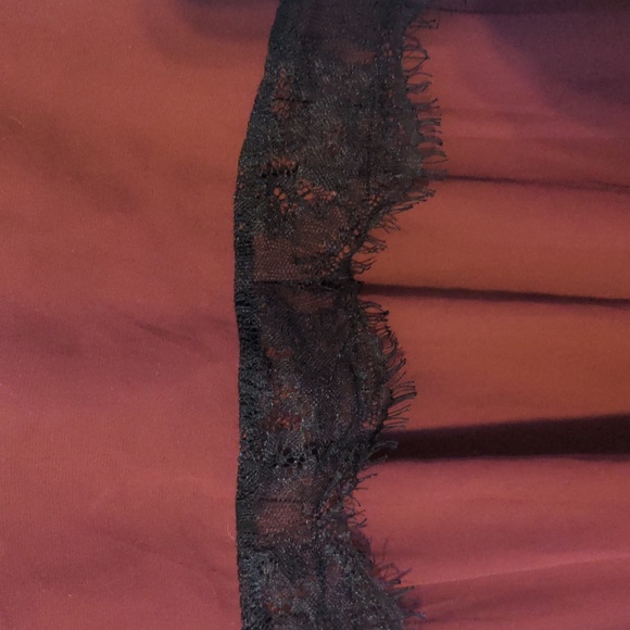 Burgundy summer dress - Picture 2 of 3